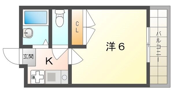 レオパレス三ッ島IIの物件間取画像